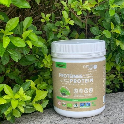 BỘT PROTEIN THỰC VẬT HỮU CƠ NATURE  ZEN CAO CẤP - VỊ MATCHA 454g