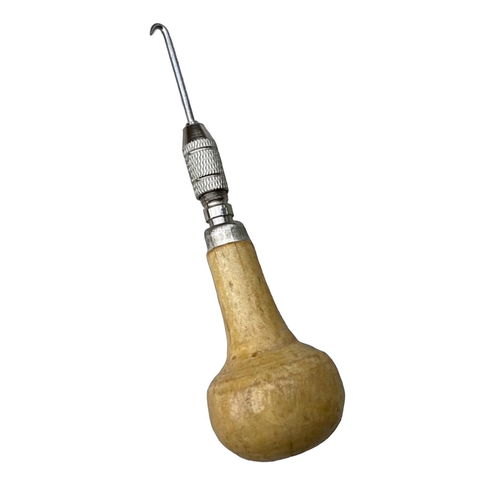 Durable Racket String Puller, Wood Handle Badminton Equipment for Tennis Accessories