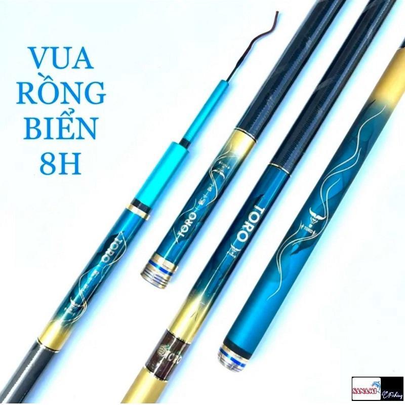 Cần câu tay Vua Rồng Biển 8H Chất liệu Cacbon thế hệ mới Dòng Cao Cấp CT11 - Sanami Fishing