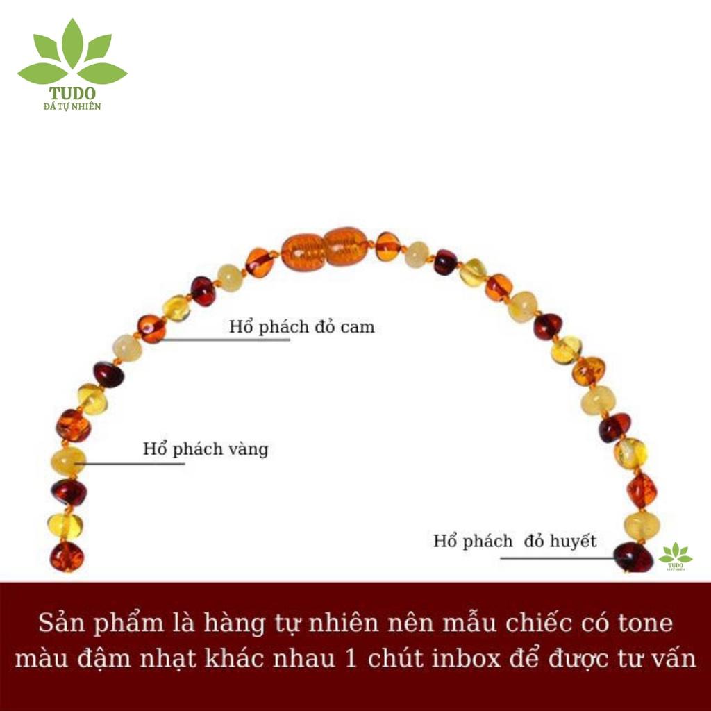 Vòng cổ, vòng tay HP thiên nhiên chính hãng cho bé, Baltic Amber TUDO