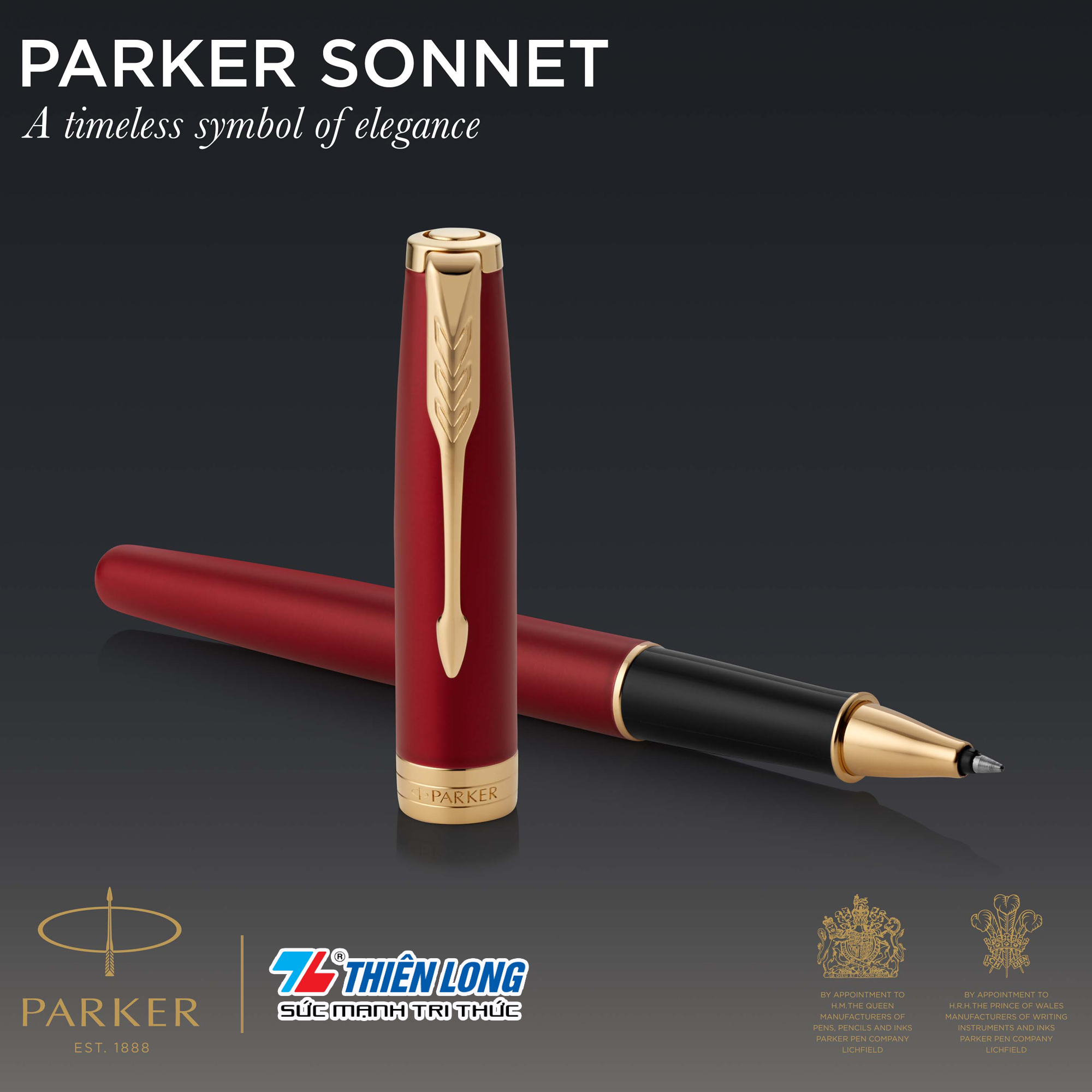 Bút lông bi cao cấp Parker Sonnet Gold Trims SON GT TB-2119782