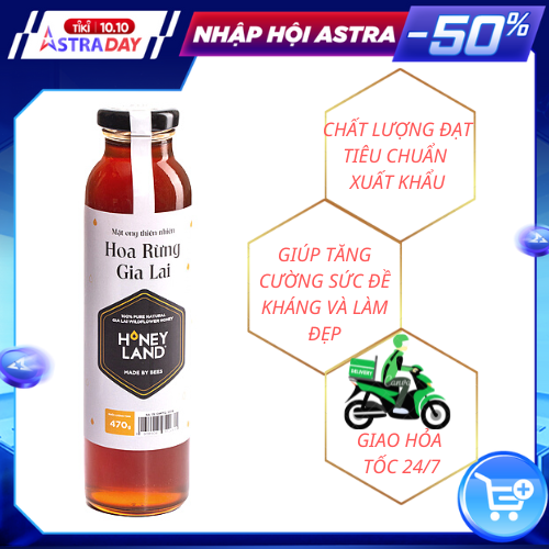 MẬT ONG HOA RỪNG GIA LAI 470G