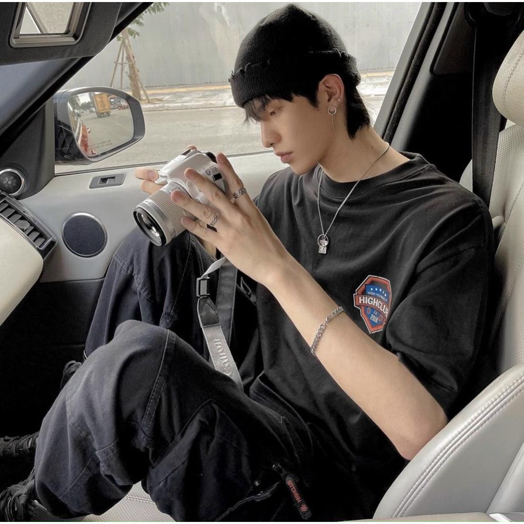 Áo Thun Local Brand HighClub Logo Nam Nữ Tay Lỡ Unisex Full Mạc