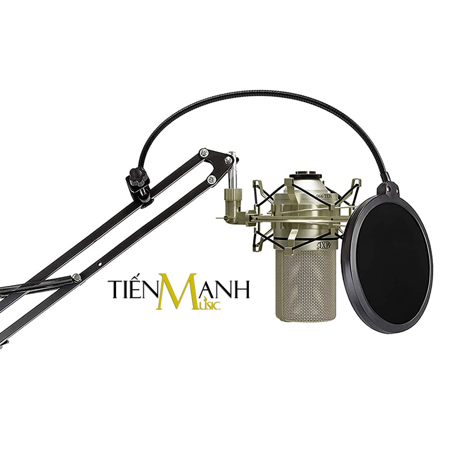 MXL 990 Mic Condenser Thu Âm Phòng Studio, Micro Vocal Biểu Diễn Chuyên Nghiệp Microphone Recording Kit Cardioid MXL990 Hàng Chính Hãng