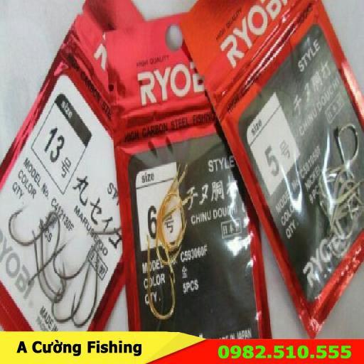 ( khuyến mại ) Lưỡi câu chinu ryobi- A Cường Fishing ( đại hạ giá