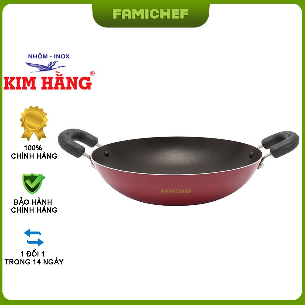 Chảo bầu chống dính Quantum USA Kim Hằng KHG0268 30cm