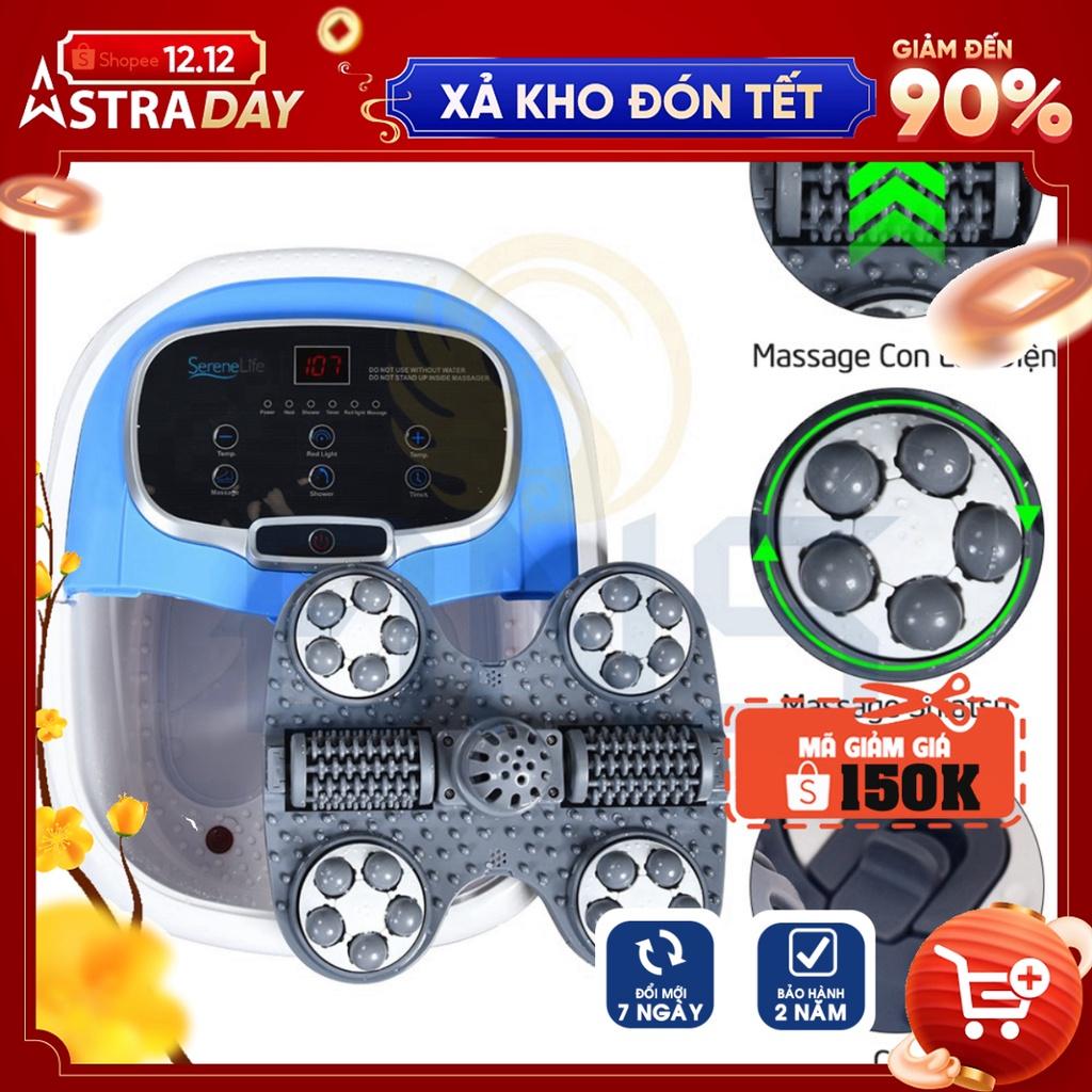 [Hàng Chính Hãng - BH 2 Năm] Bồn máy chậu ngâm chân massage cao cấp con lăn tự động Homedics FB-650, SereneLife SL12, SL