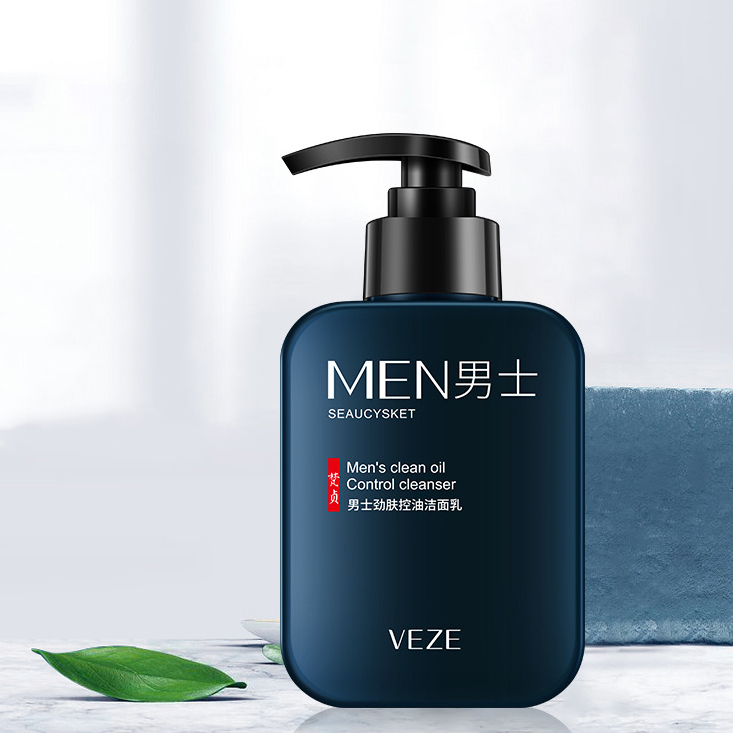 Sữa rửa mặt tạo bọt cho nam Veze Men Seaucysket ngừa mụn, nhờn, dầu &amp; làm sạch da 168g