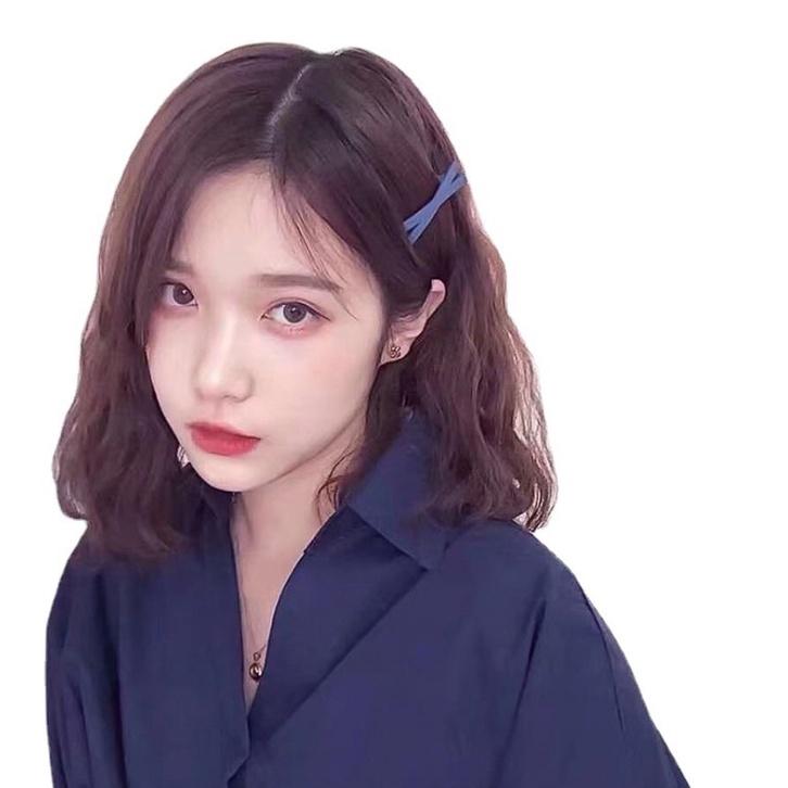 Kẹp tóc hình chữ nhật và kẹp tóc mái chữ X phong cách Hàn Quốc