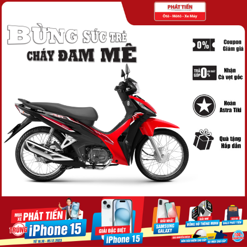 Xe máy Honda Wave RSX 2023 - Vành Nan Hoa - Phanh Cơ