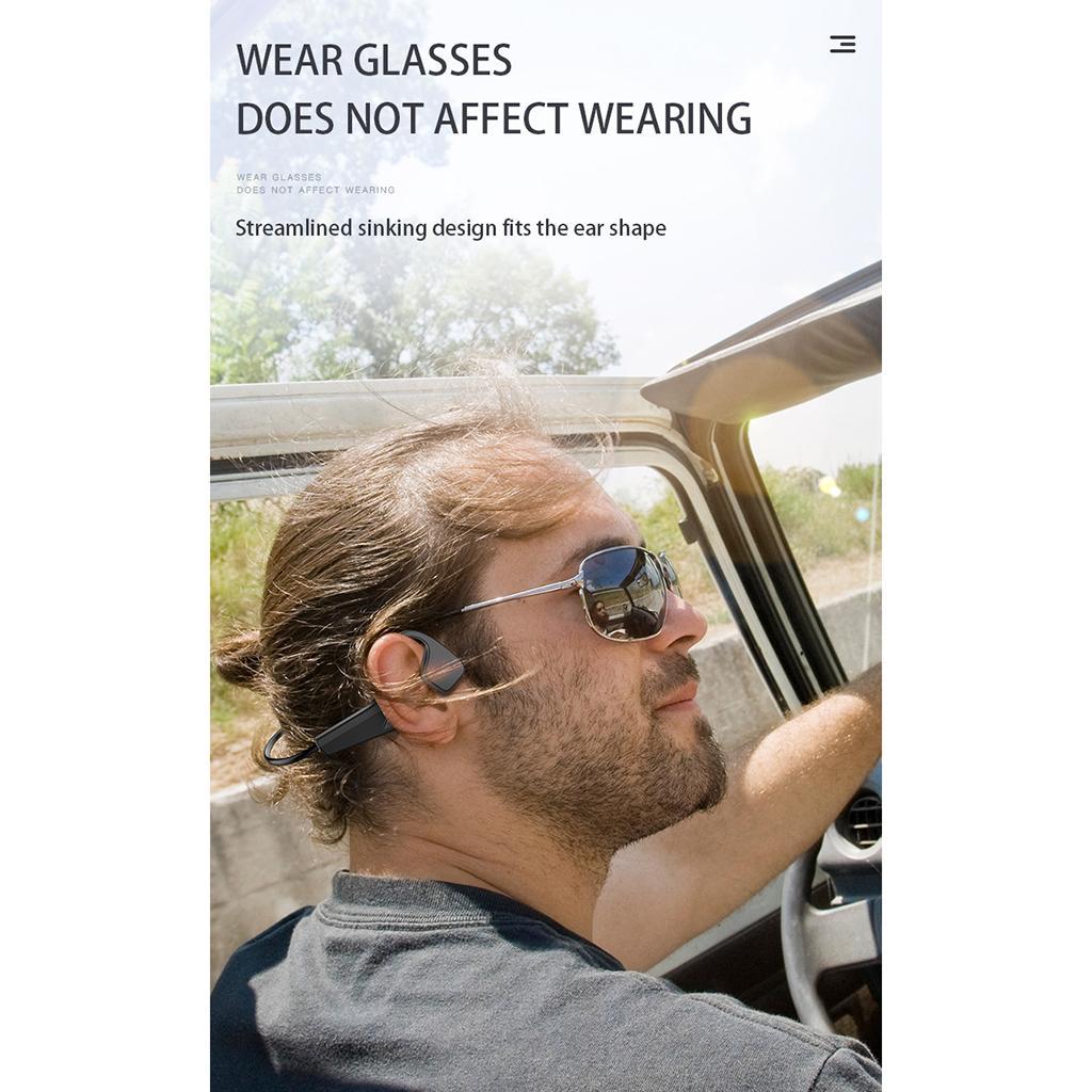 Sports Bone Conduction Earphone Wireless 5.0 Headset Headphone