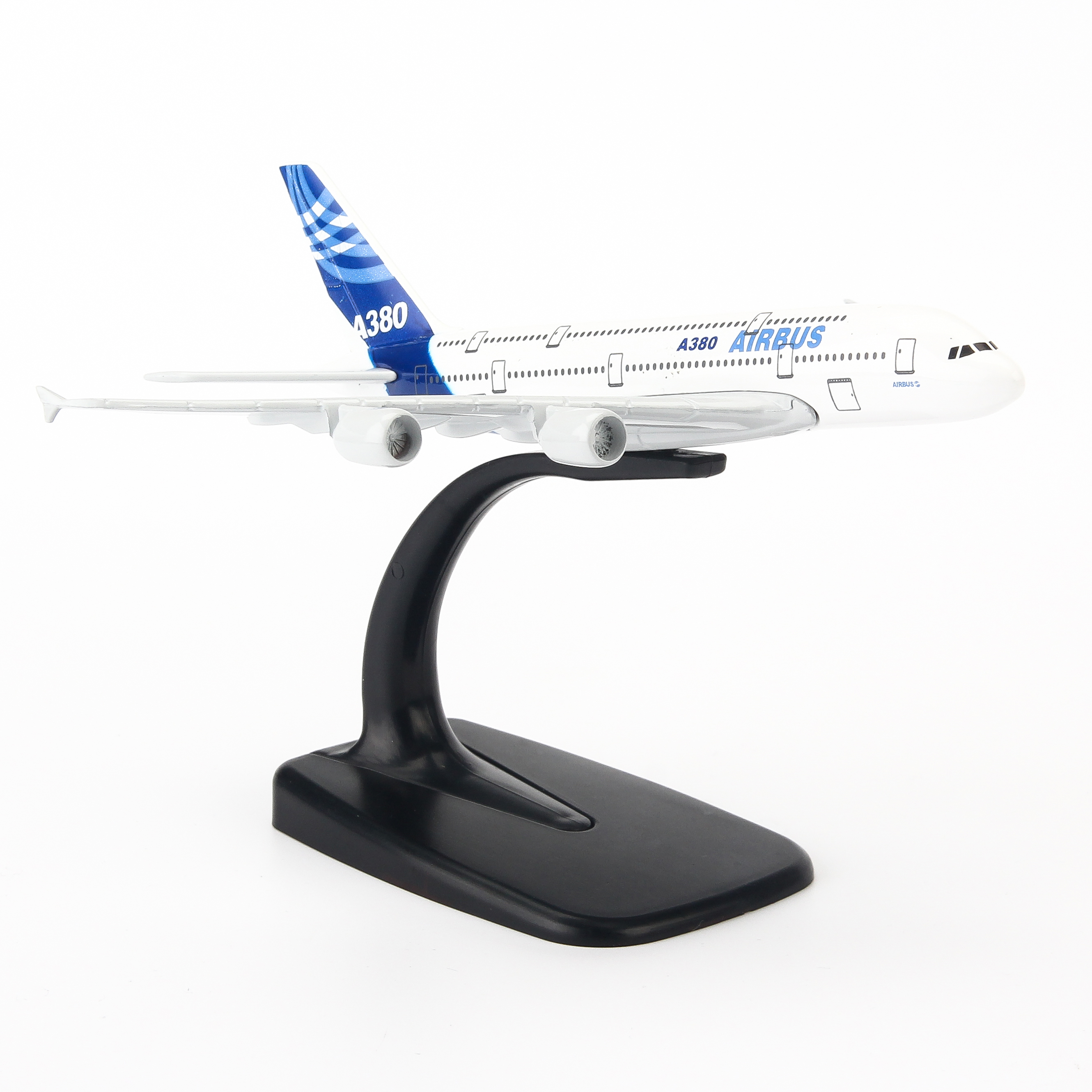 Mô Hình Máy Bay Trưng Bày Airbus A380 Everfly AB20 (20cm)