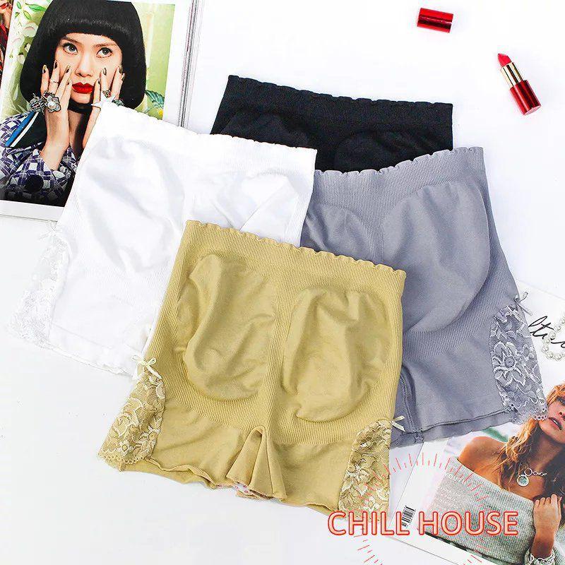 HOT- Quần ĐÙI Váy Nâng Mông phối ren Chất Siêu Mịn MS561 - CHILLHOUSE