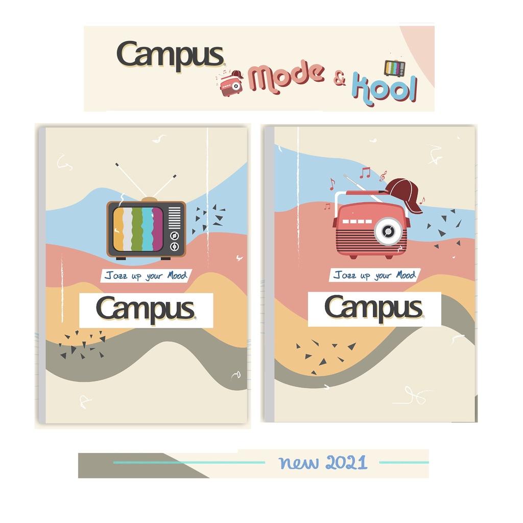 Lốc 5 Vở KN có chấm Campus Mode & Cool 120 trang