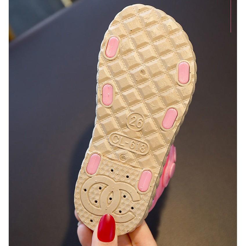 Sandal bé gái họa tiết hoa hướng dương ngộ nghĩnh đáng yêu từ 2-6 tuổi
