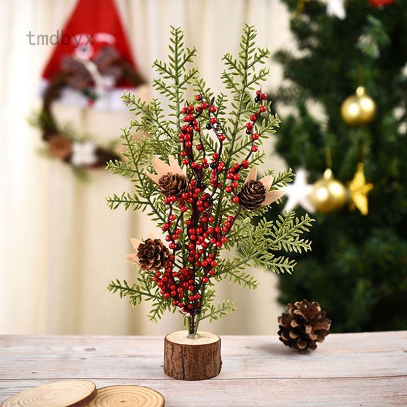 Cây thông mini để bàn dễ thương trang trí giáng sinh