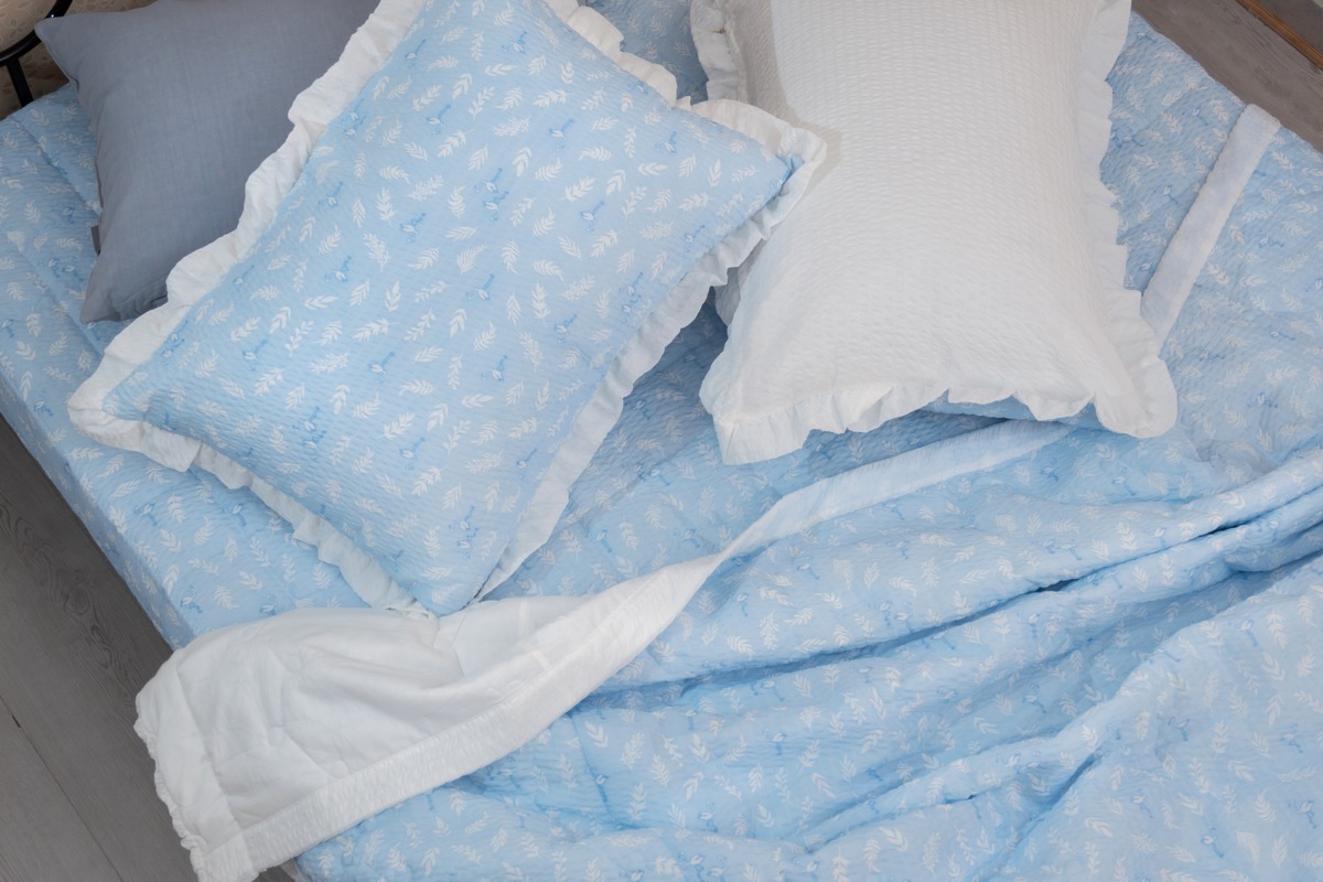 Bộ chăn drap Bamboo Hàn Quốc Hana Hana Leafmingo
