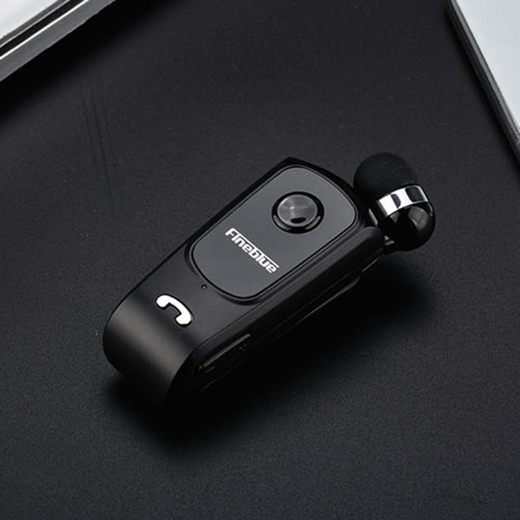 F920 Mini  Headset Clip Earphone Earpiece Handsfree Black