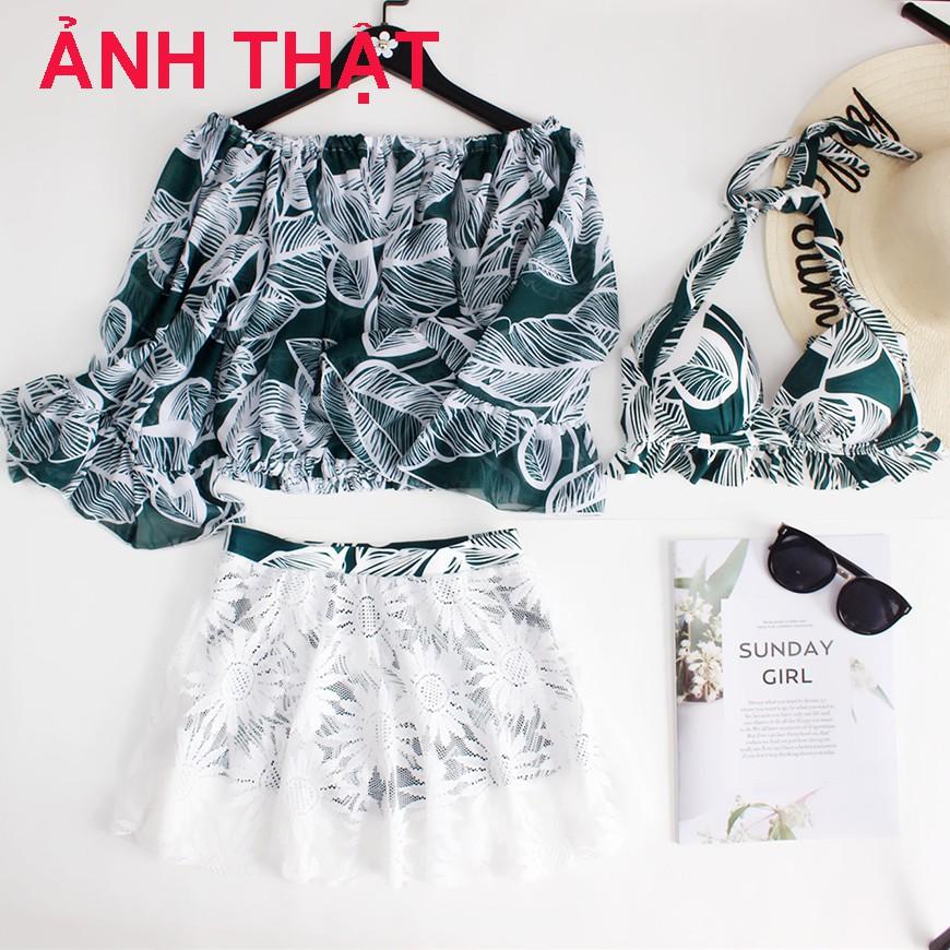 Đồ Bơi Nữ 3 Chi Tiết Trẻ Trung - Bikini Đi Biển Đẹp