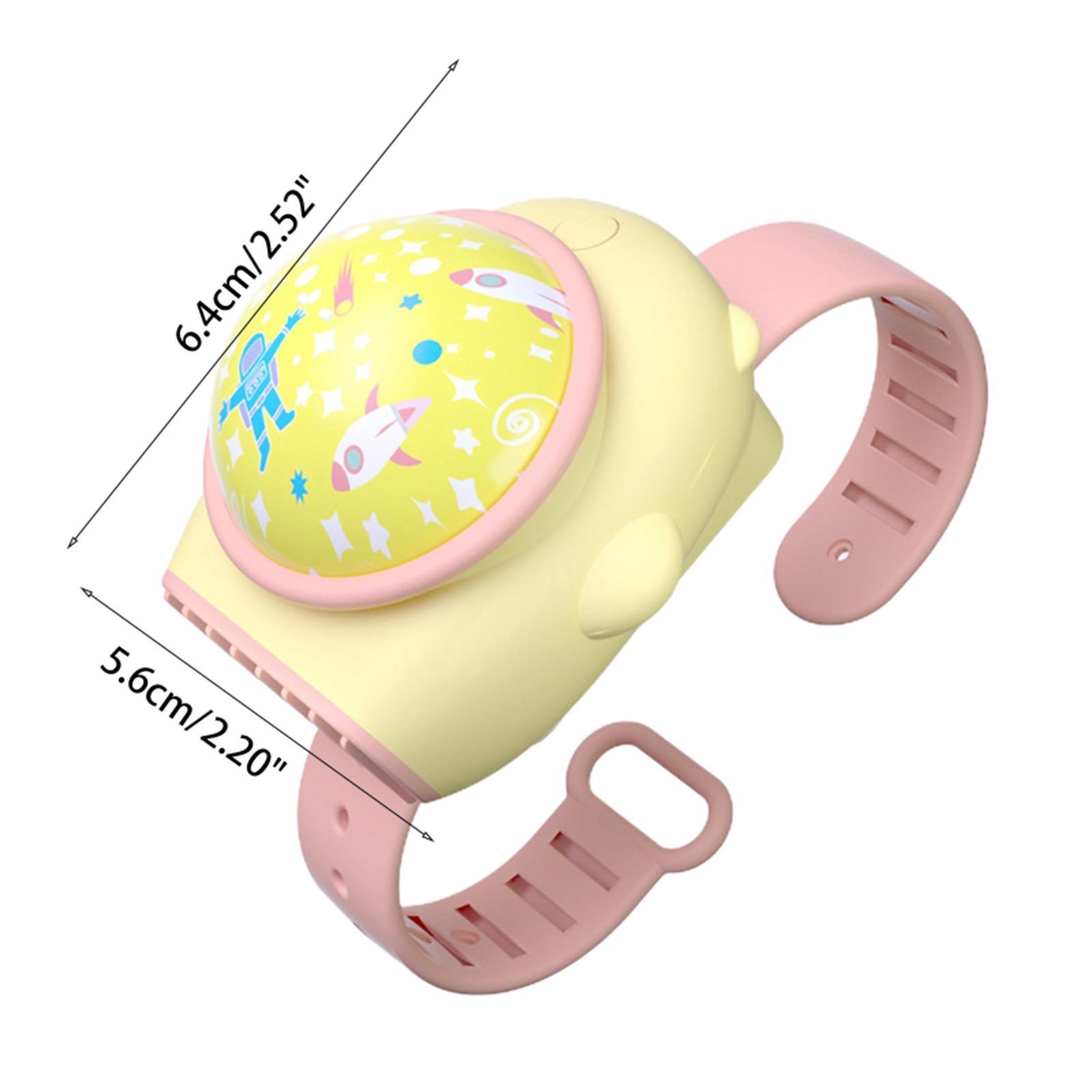 Wrist Watch Fan Folding USB Rechargeable Personal Hand Fan for Office Activities