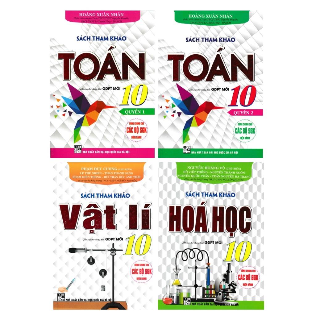 Combo Sách Tham Khảo Toán + Vật Lí + Hóa Học 10 -HA
