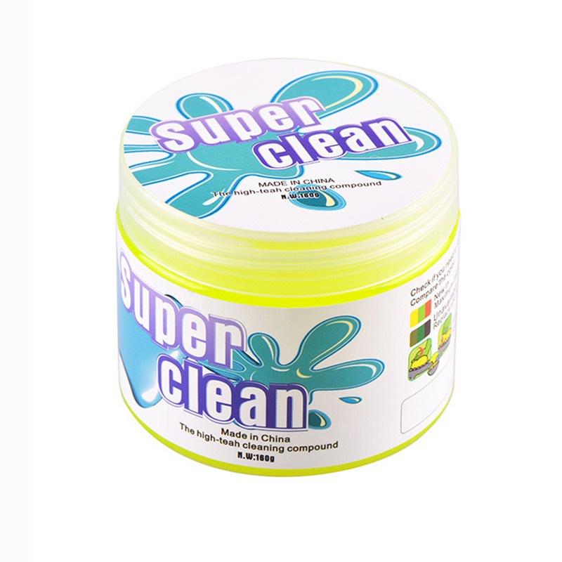 Gel Slime hộp 200g làm sạch bụi bẩn ô tô,  Gel vệ sinh bàn phím máy tính, ngóc ngách nhỏ hiệu quả cao