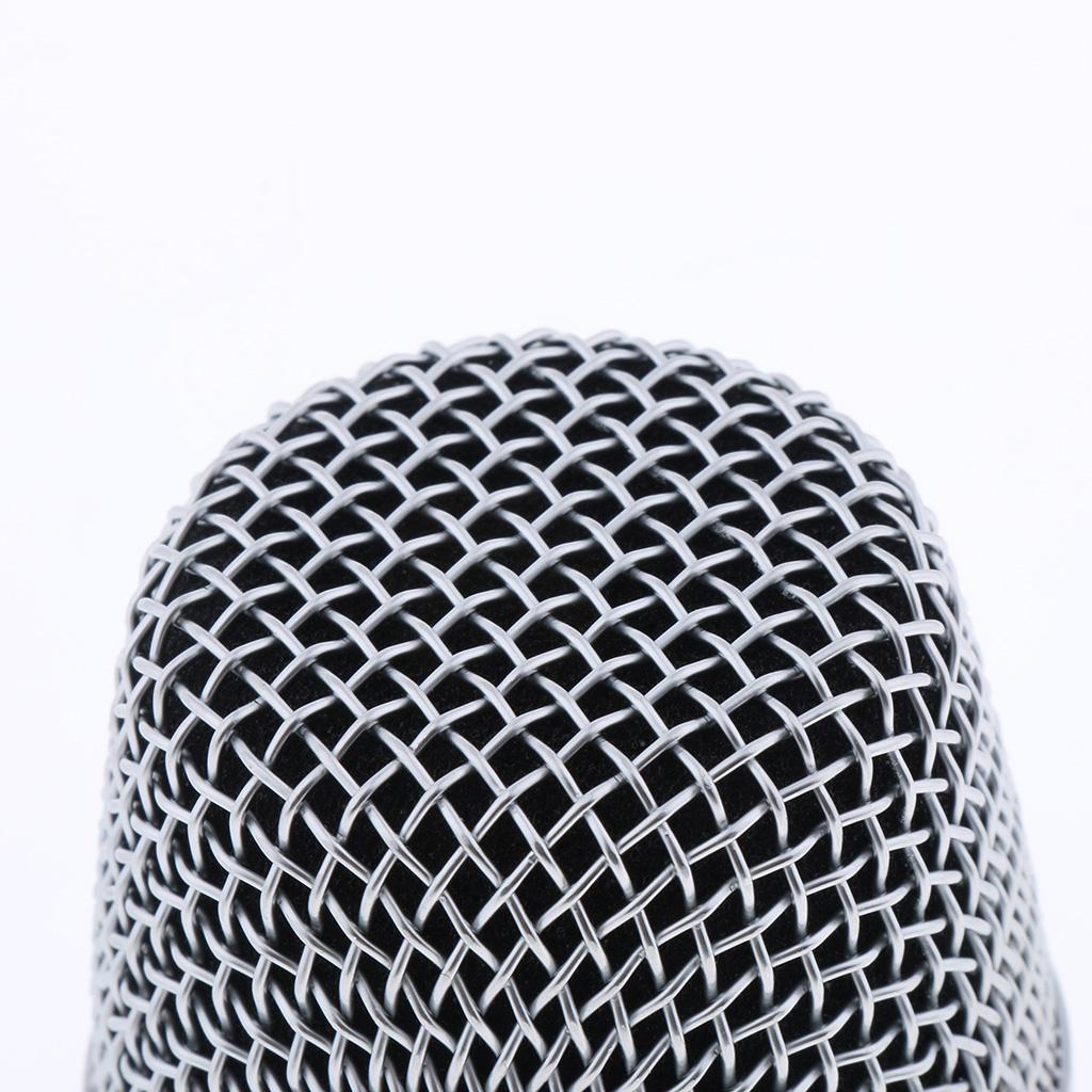 Steel Mesh Microphone Mic Grille Head for Microphone Replacement Parts