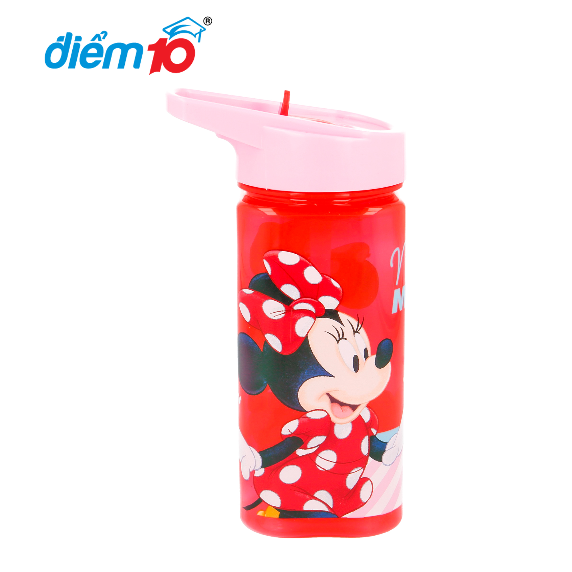 Combo cặp chống gù Thiên Long Điểm 10 Jolly kèm túi rút bình nước Minnie