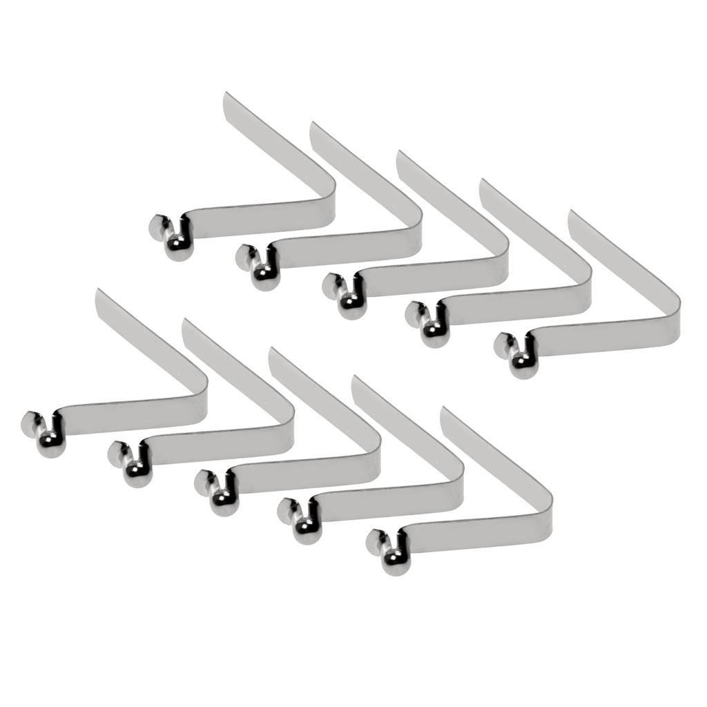10 Pack Kayak Paddle Tent Pole Push Button Spring Snap Clip Locking Tube Single Pin