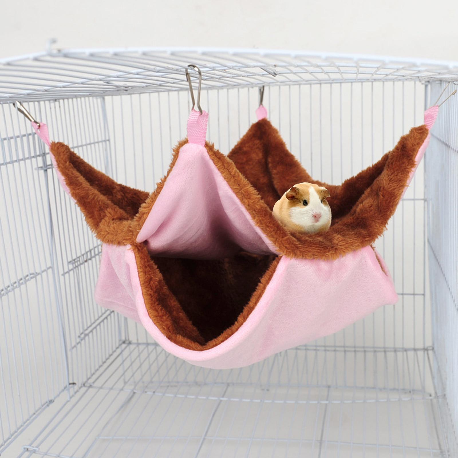 Double Layer Hamster Hammock    Nest Rat Habitat Cage