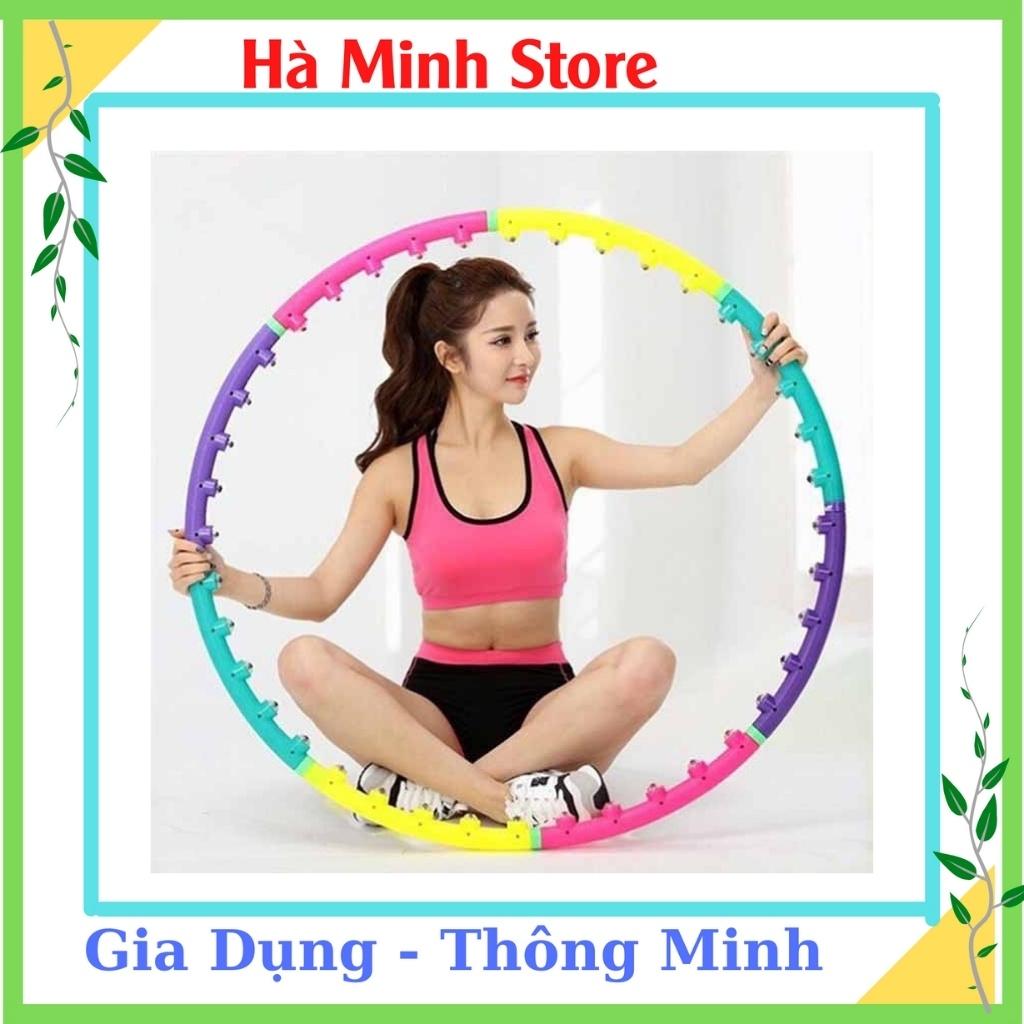 Vòng Lắc Bụng Thông Minh Tháo Rời Tiện Lợi - Vòng Lắc Eo Massage Hula Hoop Giúp Thon Gọn Săn Chắc Vòng Eo