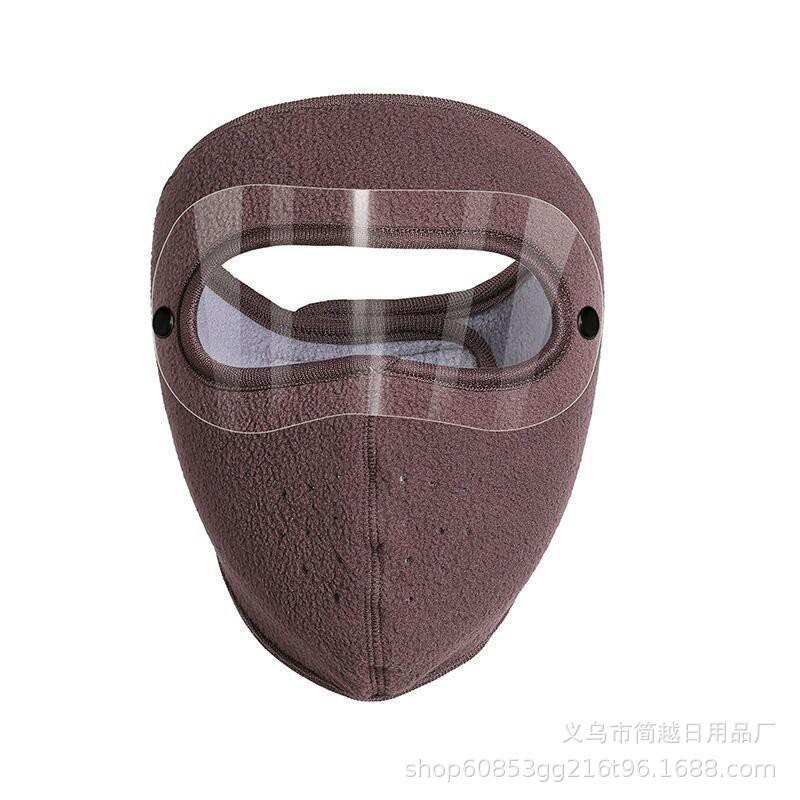 Khẩu trang ninja che kín mặt kín cổ thêm kính bảo vệ mắt chống nước bọt băn chống bụi nắng gió