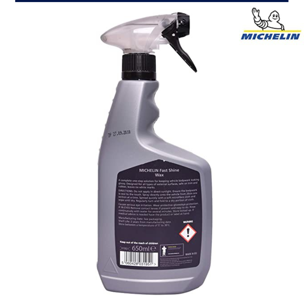 Dung dịch vệ sinh ngoại thất Michelin Fast Shine Wax 31951 - 650ml