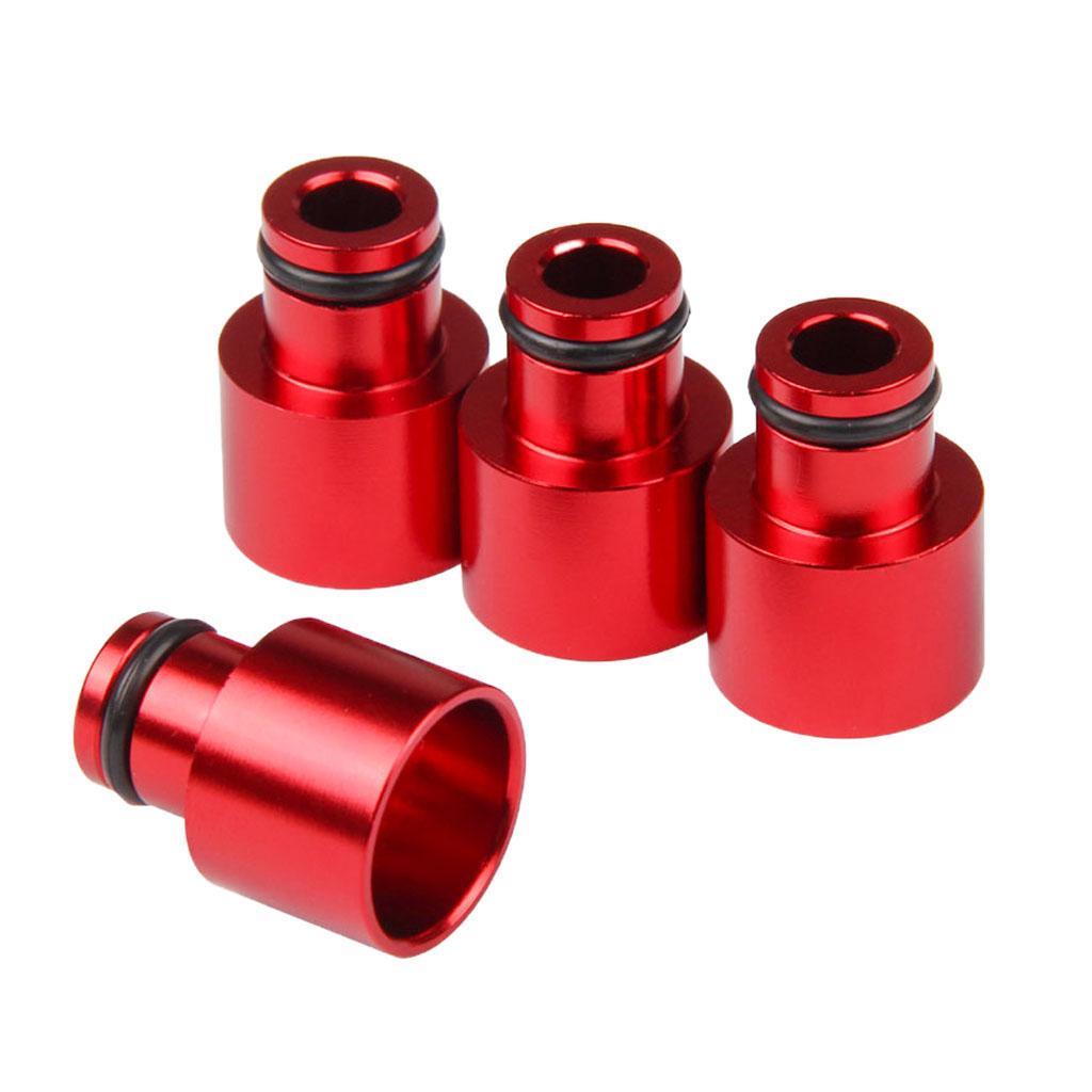 8pcs Fuel Injector Adapters Replace for Car Blue Red