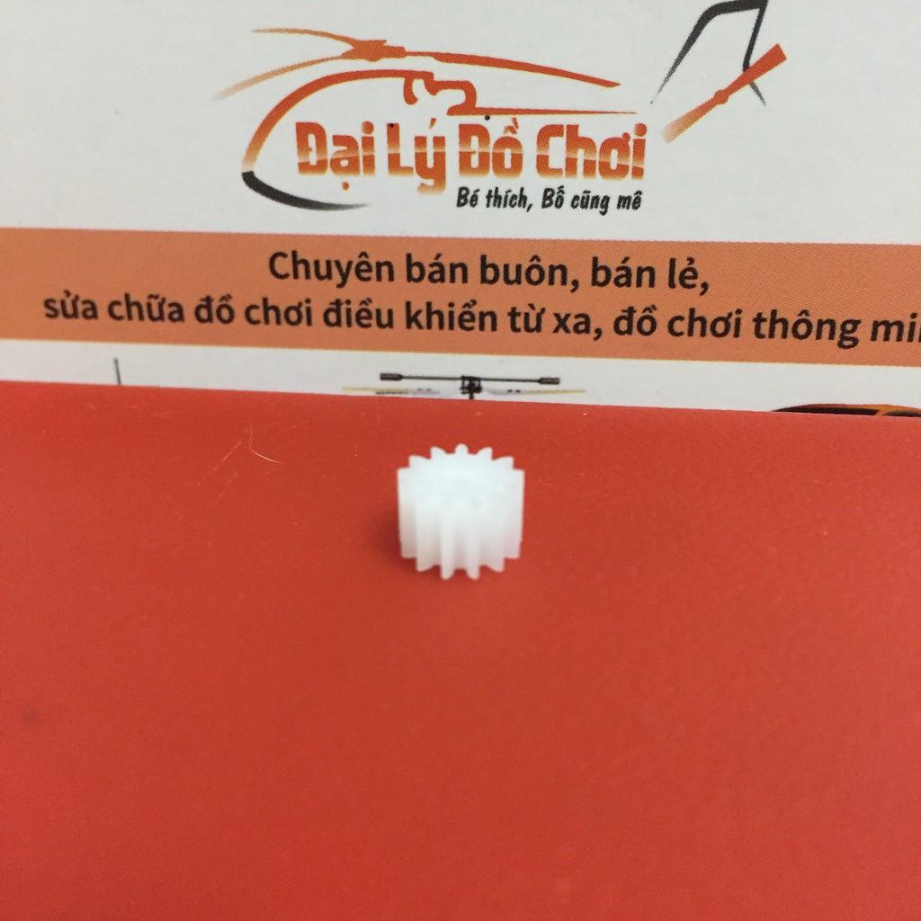 Bánh răng nhựa 13 răng trục 2 mm dùng để nối trục động cơ trục ô tô trong chế tạo DIY