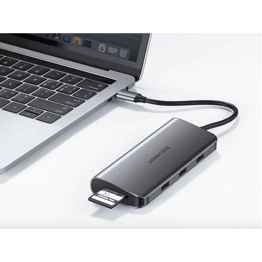 Cáp USB Type C Multifunction 9in1 UGREEN 40873 chính hãng