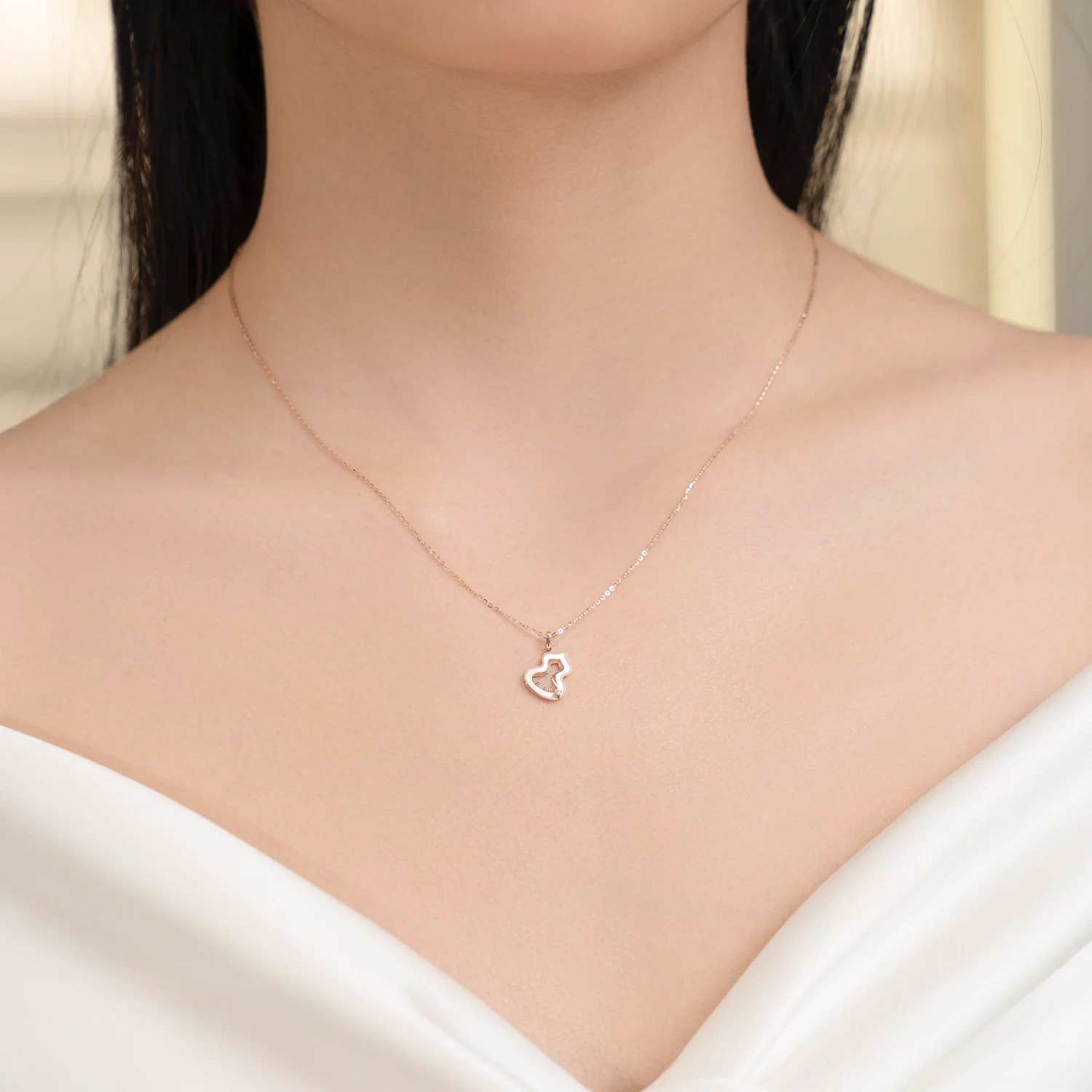 Dây Chuyền Vàng 18K DCZ011 Huy Thanh Jewelry