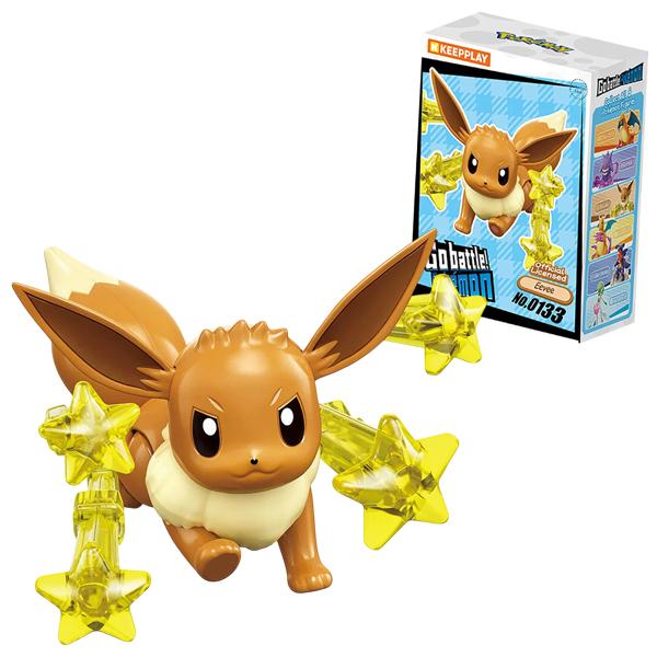 Đồ Chơi Lắp Ráp Go Battle! Pokémon Vol 2 - Eevee - Keepplay 32666