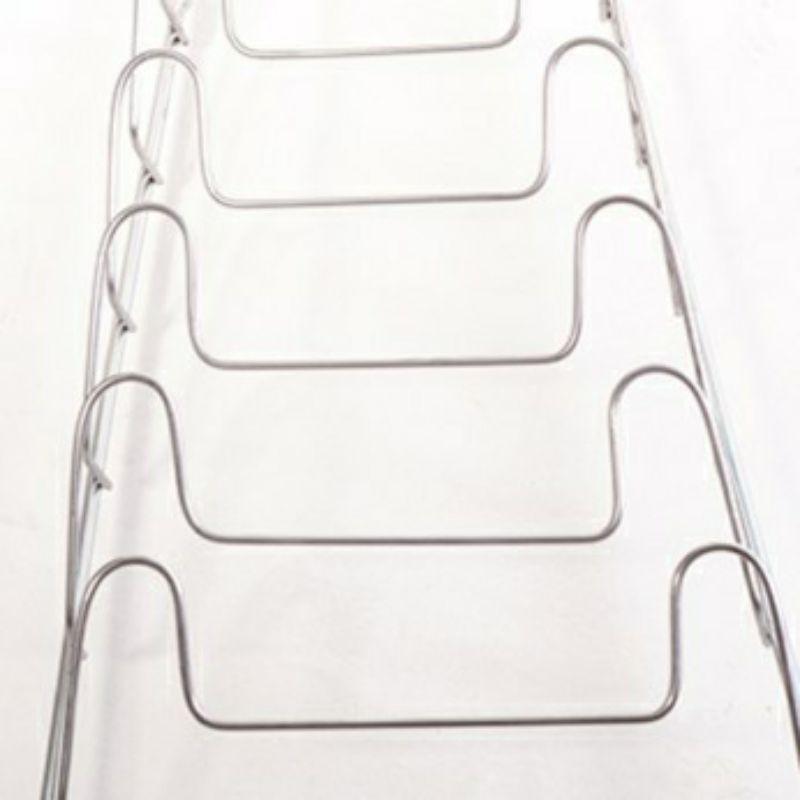 Kệ inox để vung,máng treo vung inox , Giá treo inox để nắp vung nồi 6, 9 tầng SUS304