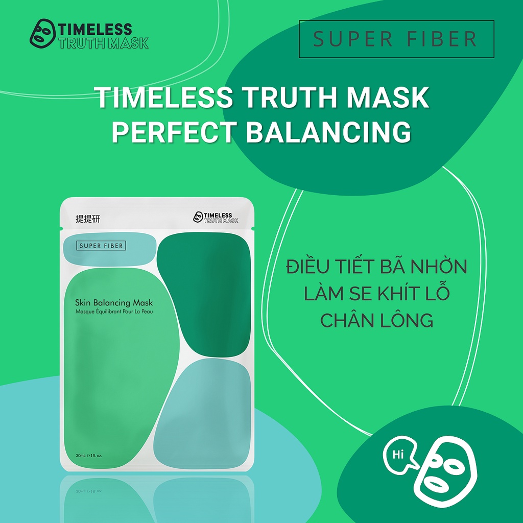 Mặt nạ Lụa Peptide se khít lỗ chân lông Timeless Truth Mask (1 tấm x 30ml)