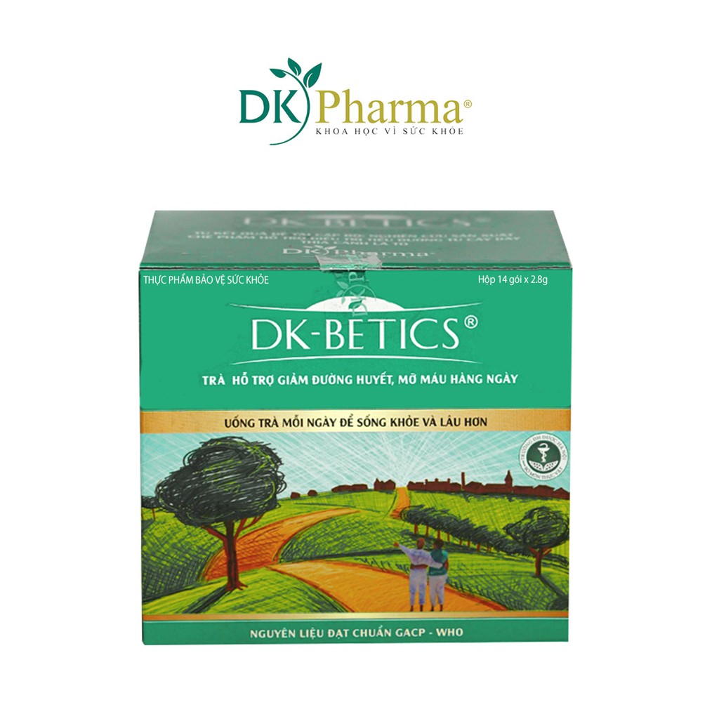 Trà túi lọc hỗ trợ giảm và ổn định đường huyết DK Pharma DK Betics 14 gói