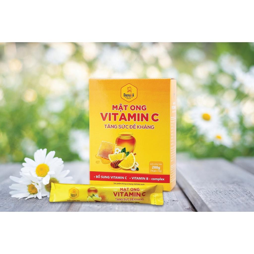 Mật Ong Dinh Dưỡng Vitamin-C Hòa Tan Tăng Sức Đề Kháng Giúp Bổ Sung Vitamin-C Và Vitamin-B