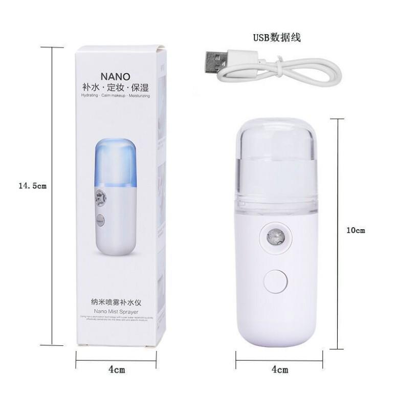 Máy Phun Sương Xông Hơi Mặt NaNo Mini Cầm Tay