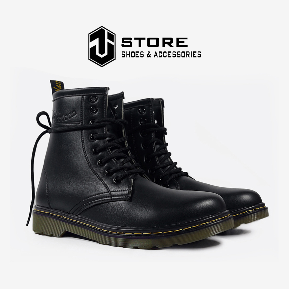 Giày Dr.Martens 1640 Da Nguyên Tấm Cao Cấp J1, Boot Cao Cổ Buộc Dây Full Size 36-44