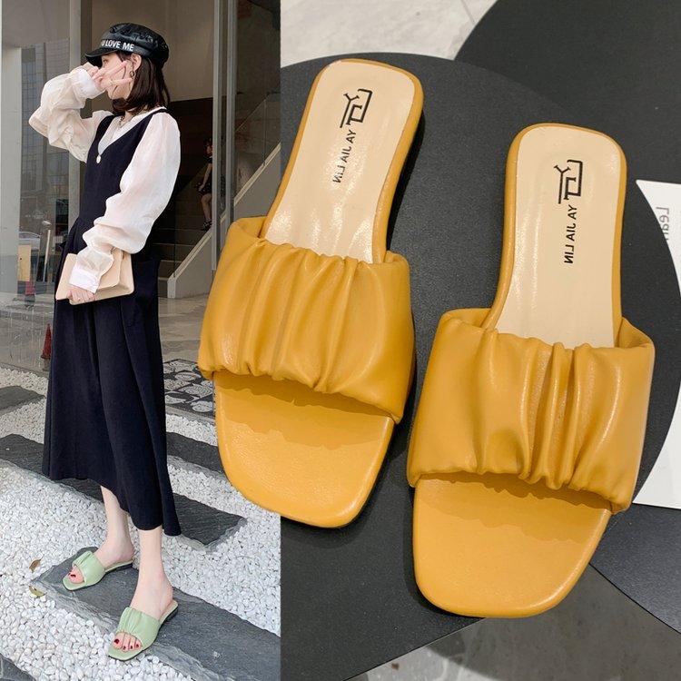 Dép quai ngang phong cách Hàn Quốc sành điệu cho nữ
