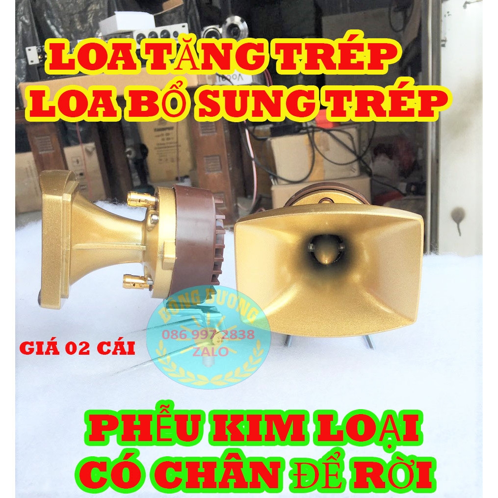 CẶP LOA TĂNG TREBLE RỜI PH-6 KIM LOẠI - HÀNG NHẬP KHẨU