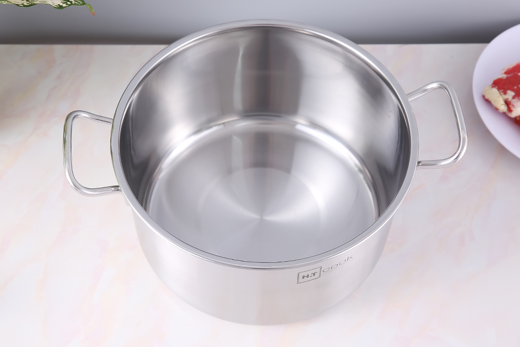 Nồi inox nắp inox 26 cm HT Cook N26-1DHT - Hàng chính hãng