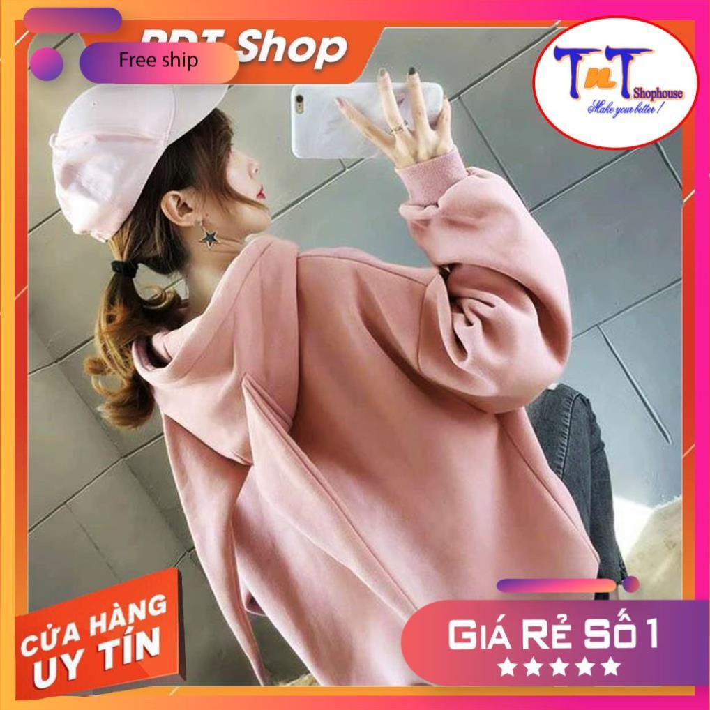 KN03  ÁO KHOÁC NỈ HOODIE  NÓN PHỐI TAI THỎ THỜI TRANG, NĂNG ĐỘNG CÁ TÍNH, CHÓNG BỤI, TIA UV TỐT