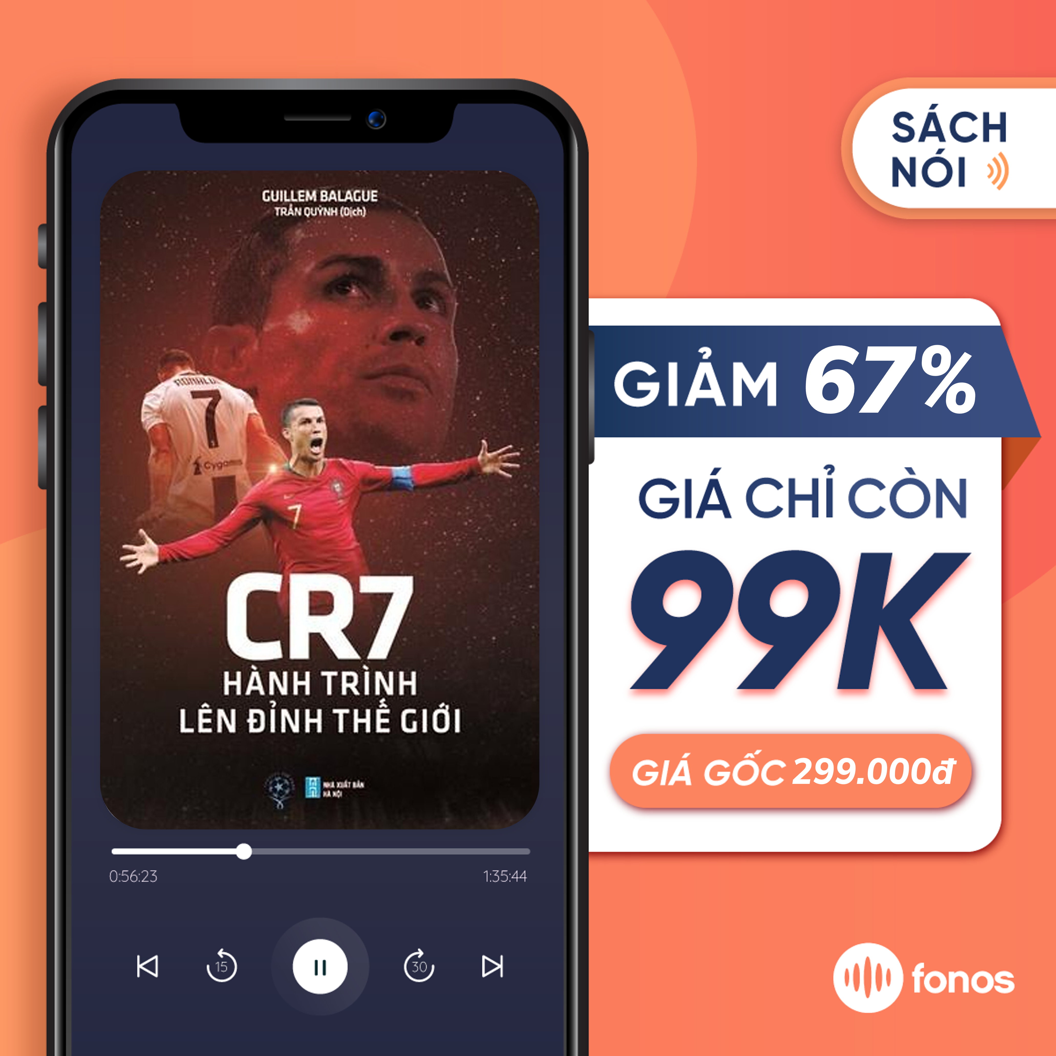 Sách nói Fonos: CR7 - Hành Trình Lên Đỉnh Thế Giới