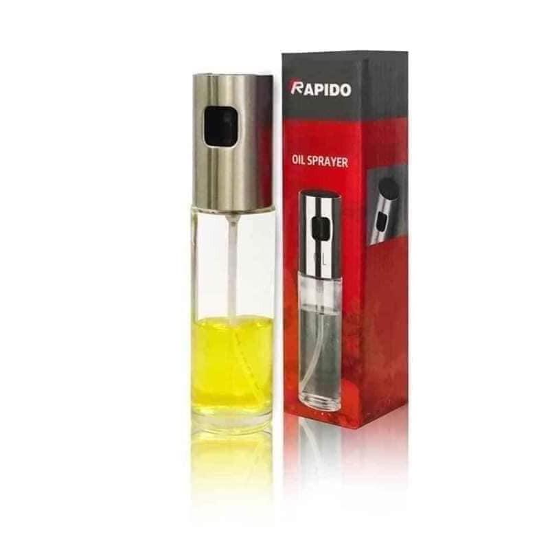 Bình xịt dầu ăn thủy tinh 100ml Rapido